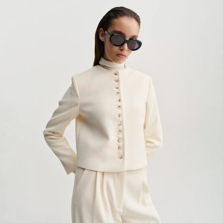 Almada Label FUNDA JACKET, Cream