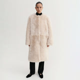 Almada Label GEMMA SHEARLING COAT, Cream