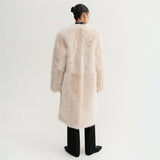 Almada Label GEMMA SHEARLING COAT, Cream