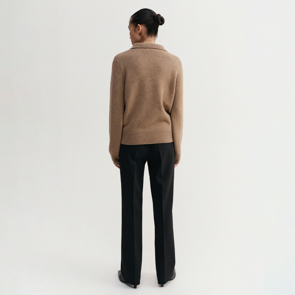 Almada Label GINE POLO SWEATER, Hazel