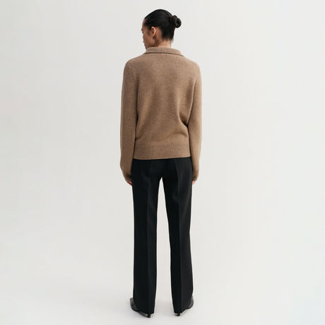 Almada Label GINE POLO SWEATER, Hazel