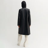 Almada Label GISELLE LEATHER COAT, Black