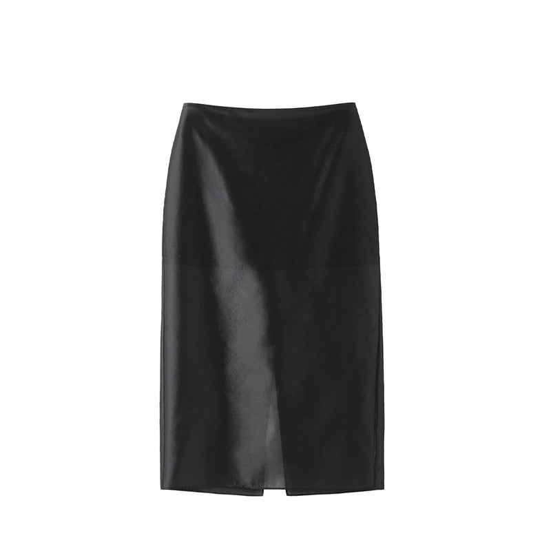 Almada Label KIANA ORGANZA SKIRT, Black