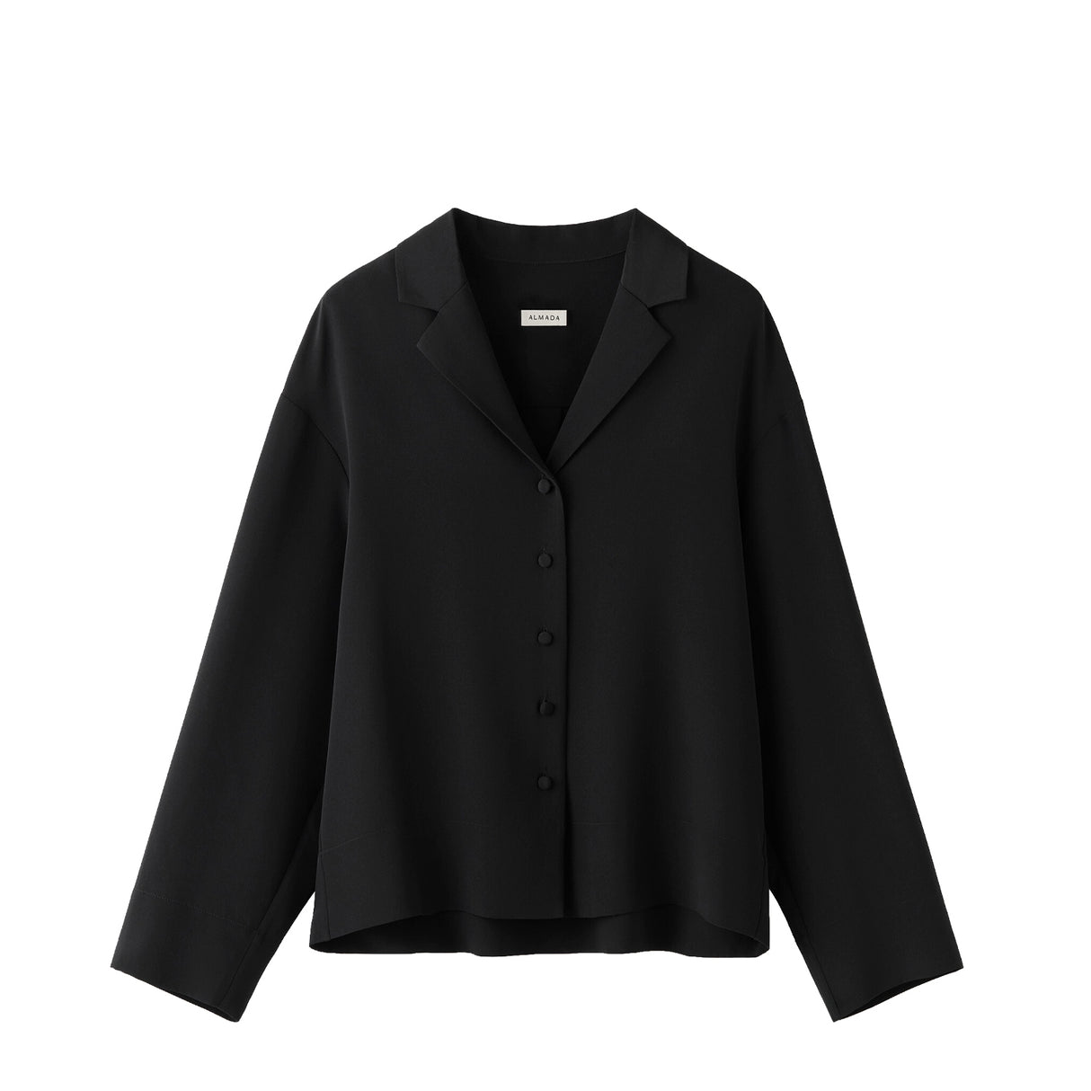 Almada Label LEIA SILK SHIRT, Black