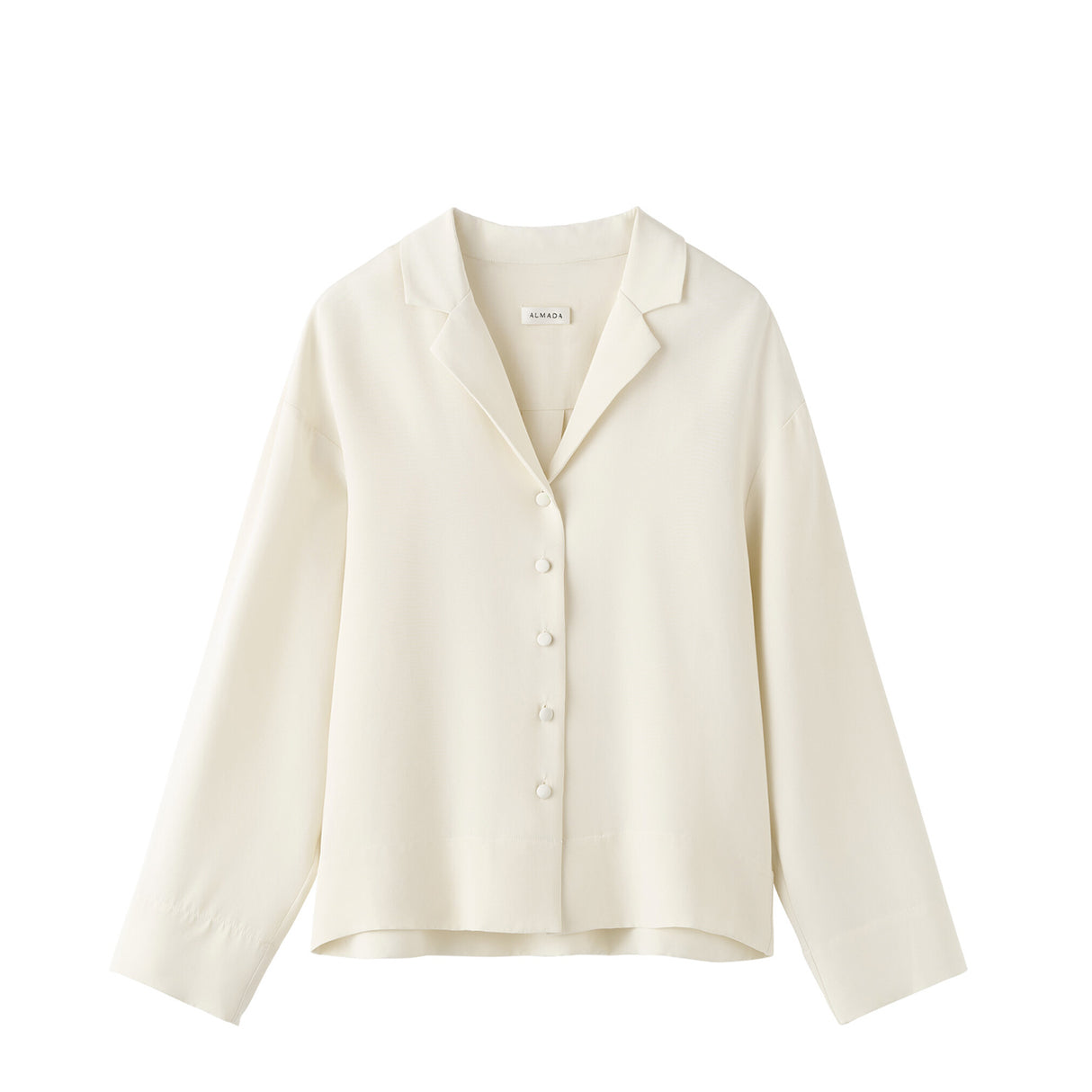 Almada Label LEIA SILK SHIRT, Vanilla
