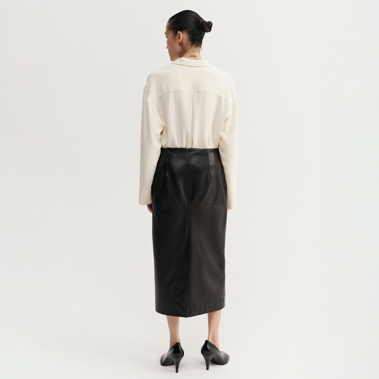 Almada Label LEIA SILK SHIRT, Vanilla