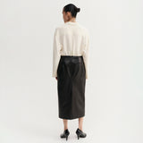 Almada Label LEIA SILK SHIRT, Vanilla