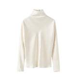 Almada Label MADDY SATIN BLOUSE, Vanilla