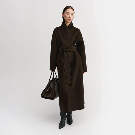 Almada Label MARA DOUBLE COAT, Chocolate