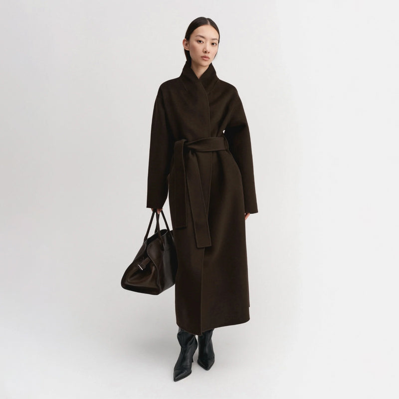 Almada Label MARA DOUBLE COAT, Chocolate