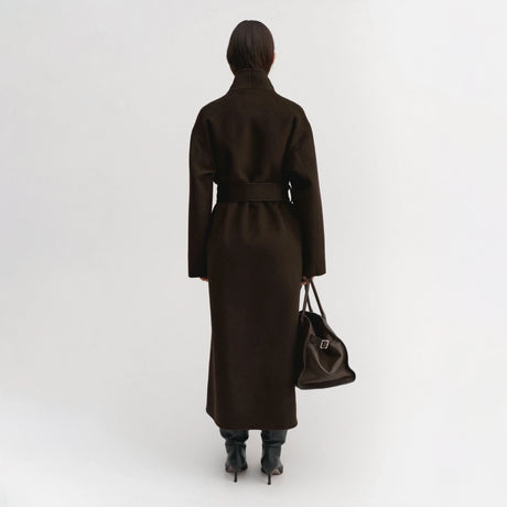 Almada Label MARA DOUBLE COAT, Chocolate