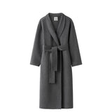 Almada Label MARA DOUBLE-FACED COAT, Dark Grey