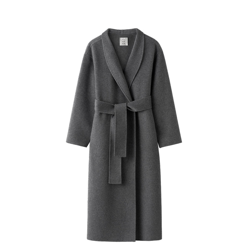 Almada Label MARA DOUBLE-FACED COAT, Dark Grey
