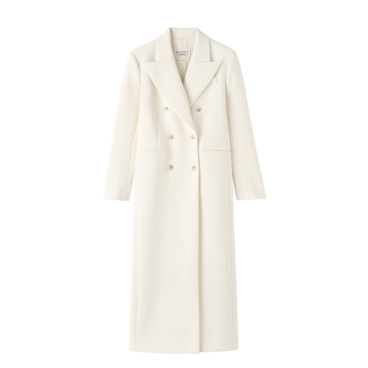 Almada Label MARGOT LONG TAILORED BLAZER, Cream