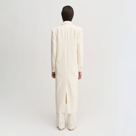 Almada Label MARGOT LONG TAILORED BLAZER, Cream