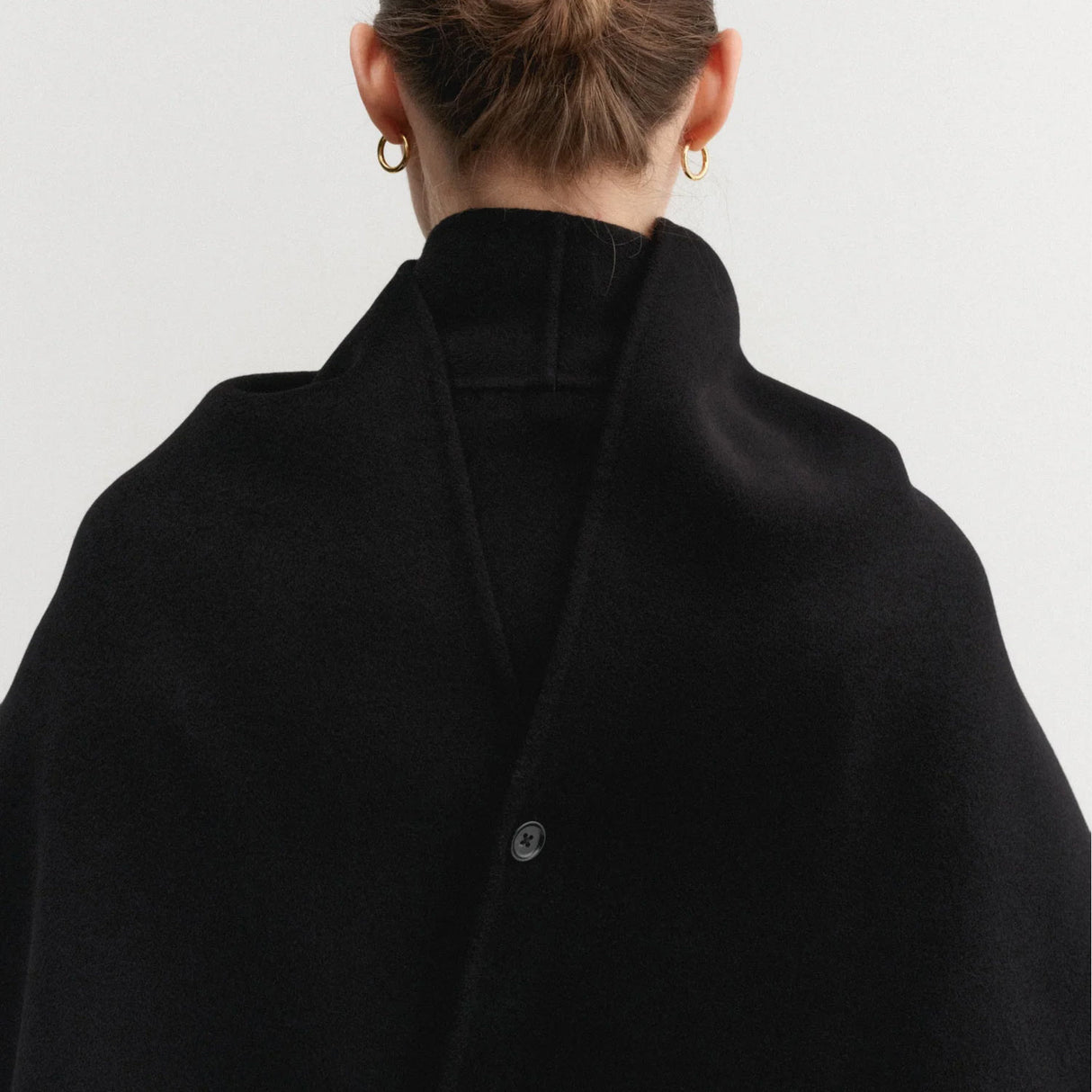 Almada Label MICHA DOUBLE SCARF, Black