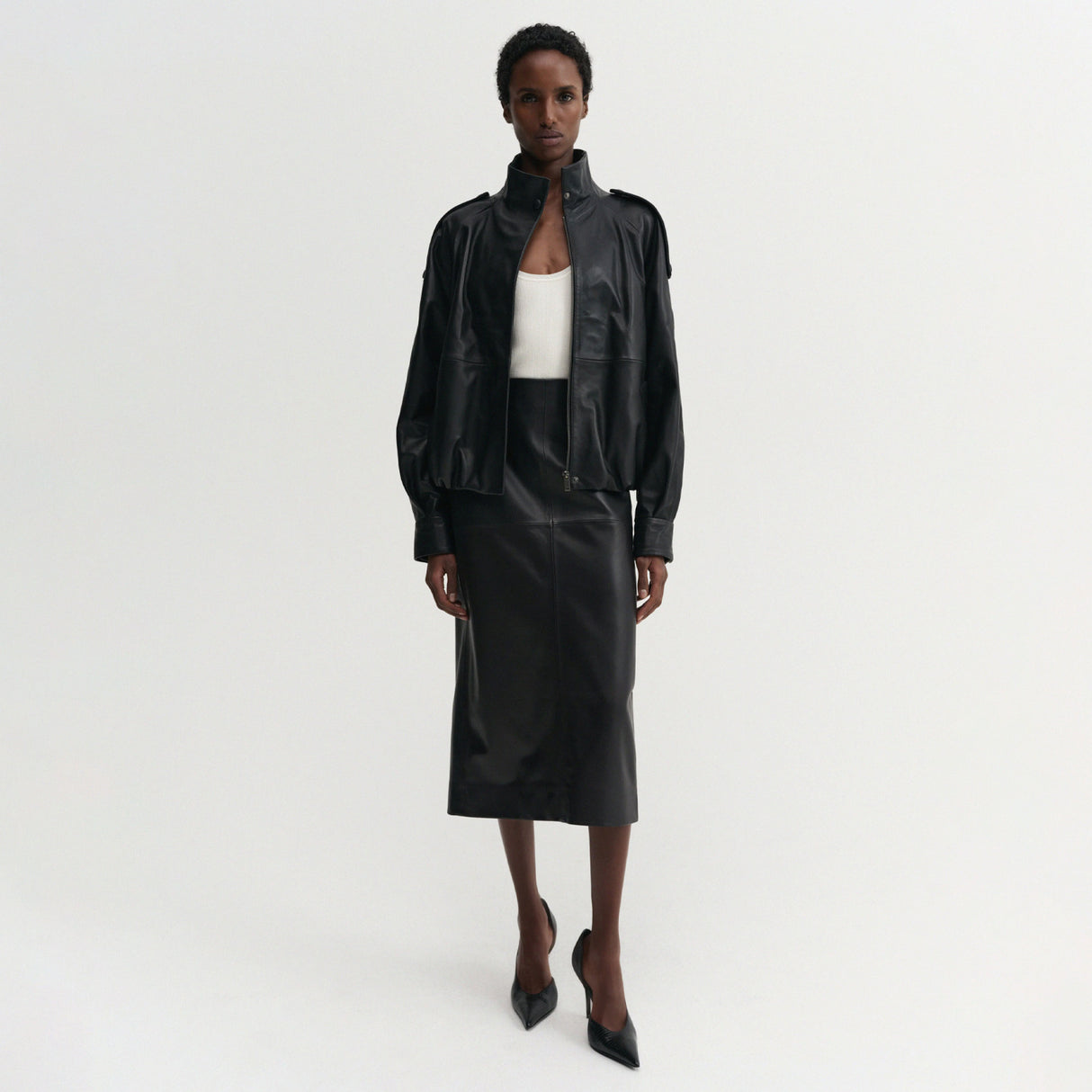 Almada Label MIJA LEATHER COAT, Coat