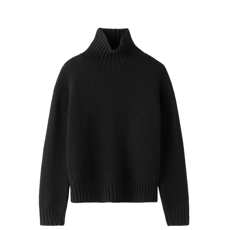 Almada Label NOLA TURTLENECK SWEATER, Black