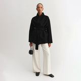 Almada Label NOORIE DOUBLE-FACED COAT, Black