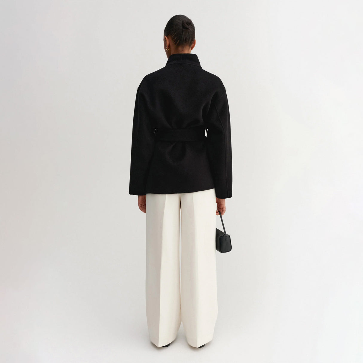 Almada Label NOORIE DOUBLE-FACED COAT, Black