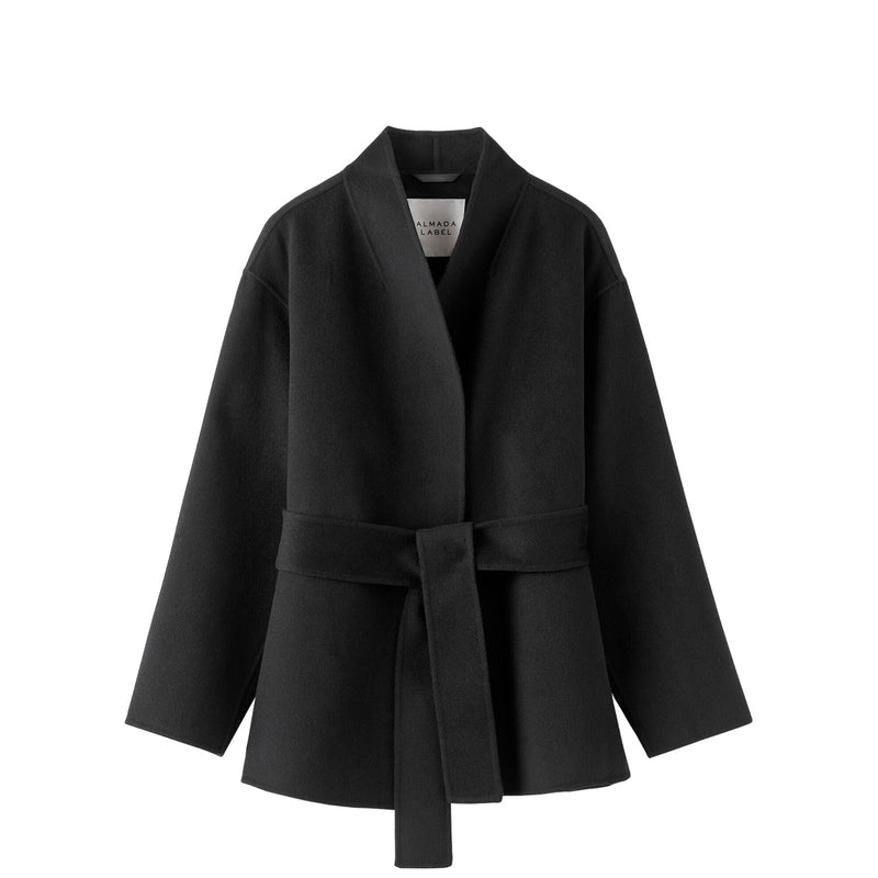 Almada Label NOORIE DOUBLE-FACED COAT, Black
