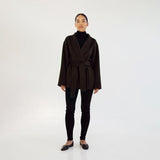 Almada Label NOORIE DOUBLE-FACED COAT, Chocolate