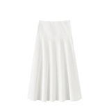 Almada Label ONA POPLIN SKIRT, White