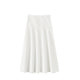 Almada Label ONA POPLIN SKIRT, White