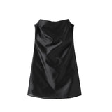 Almada Label KIERA ORGANZA TOP, Black