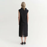 Almada Label KIERA ORGANZA TOP, Black