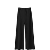 Almada Label PHILINE SILK PANTS, Black