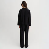 Almada Label PHILINE SILK PANTS, Black