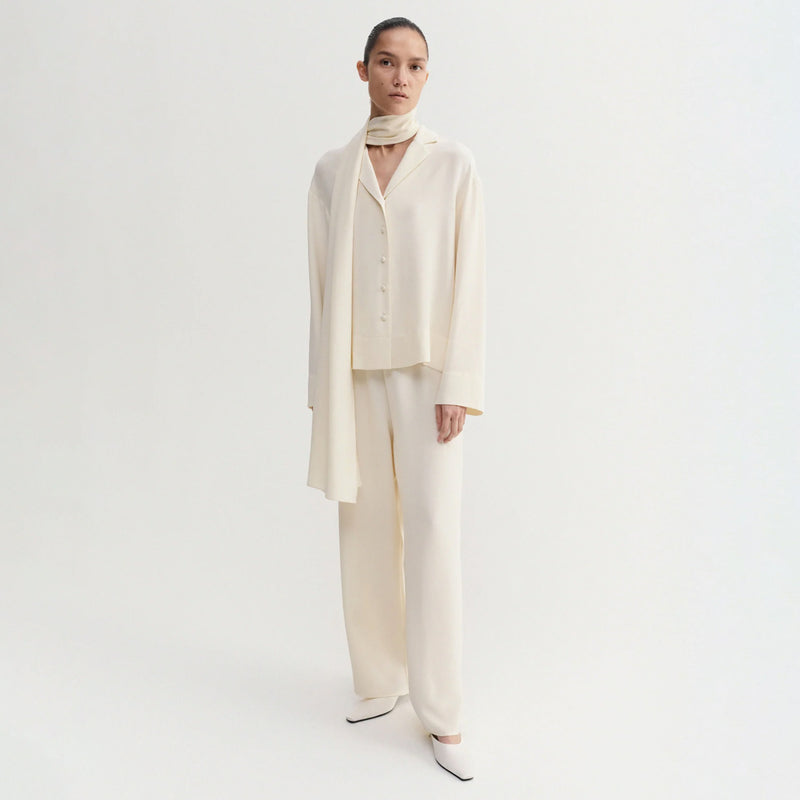Almada Label PHILINE SILK PANTS, Vanilla