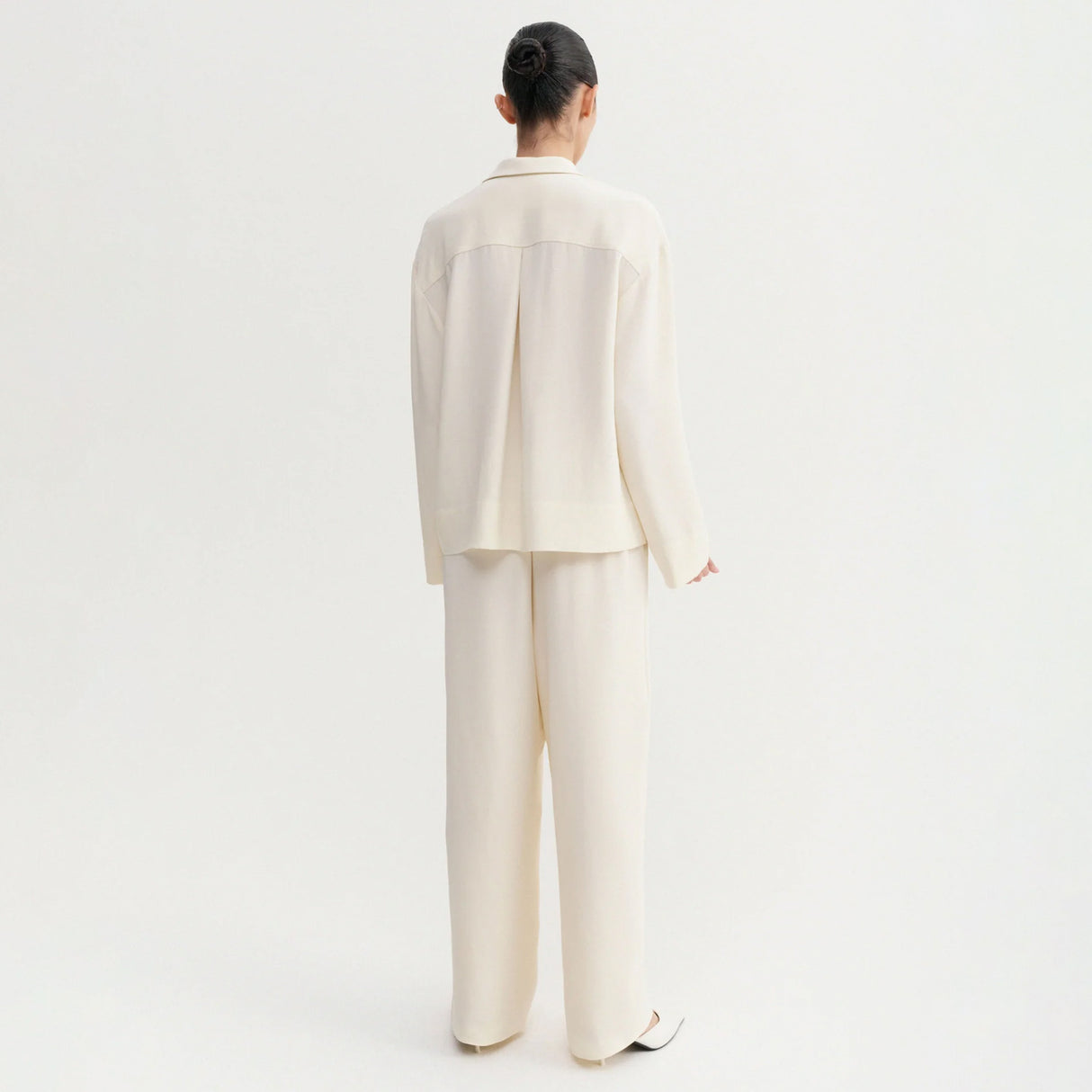 Almada Label PHILINE SILK PANTS, Vanilla