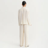 Almada Label PHILINE SILK PANTS, Vanilla