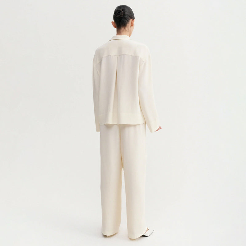 Almada Label PHILINE SILK PANTS, Vanilla