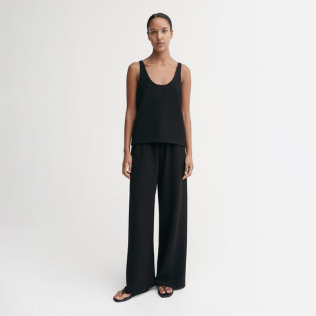 Almada Label ROMY CREPE TOP, Black