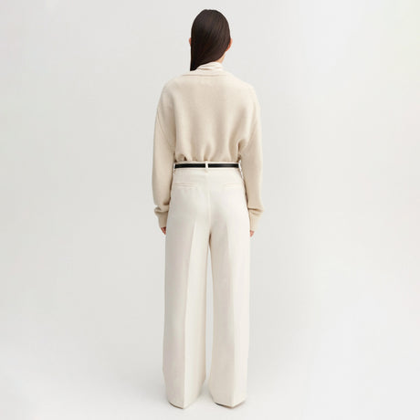Almada Label YARA V-NECK SWEATER, Vanilla