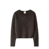 Almada Label ZOE CREWNECK SWEATER, Chocolate
