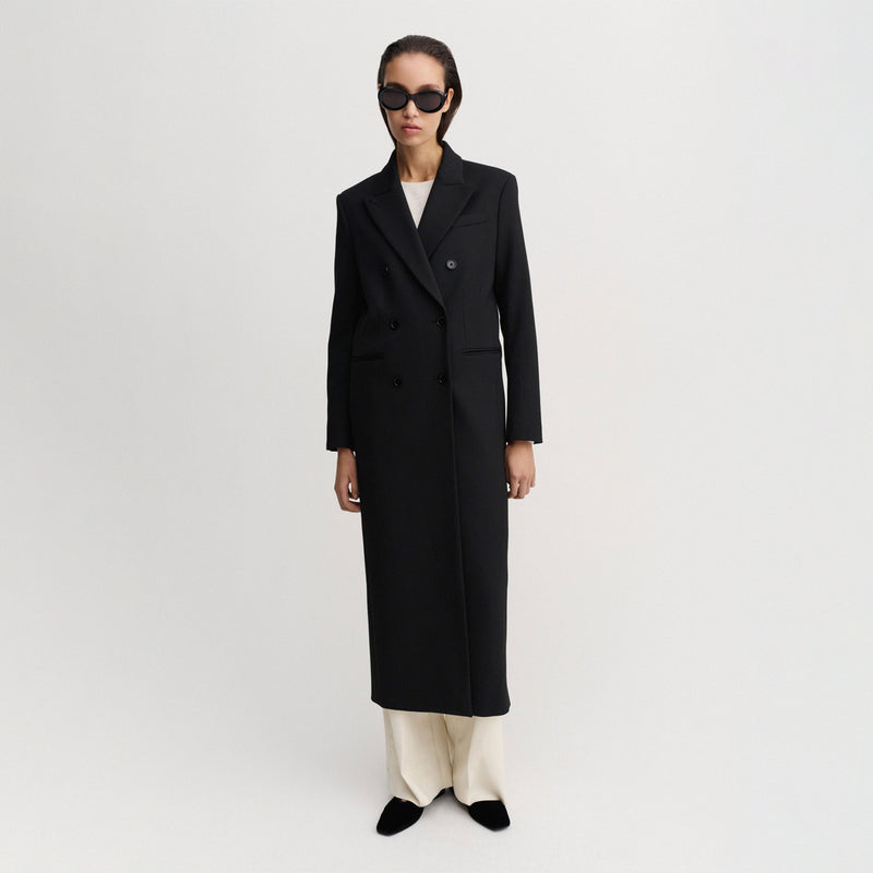 Almada Label MARGOT LONG BLAZER, Black