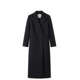 Black coat on a white background