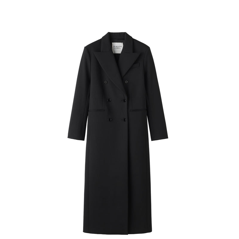 Black coat on a white background