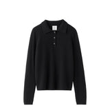 Almada Label MINOU COLLAR SWEATER, Black