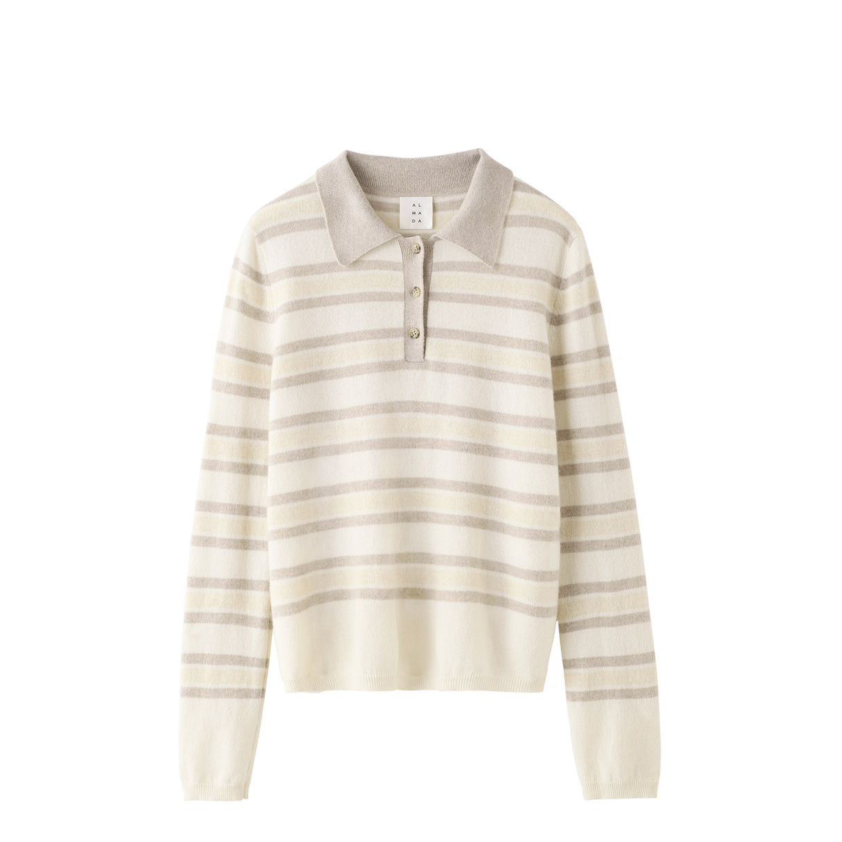 Almada Label MINOU COLLAR SWEATER, Stripe
