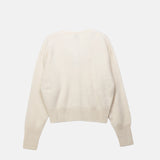 Almada Label COCO BRUSHED CARDIGAN, Vanilla