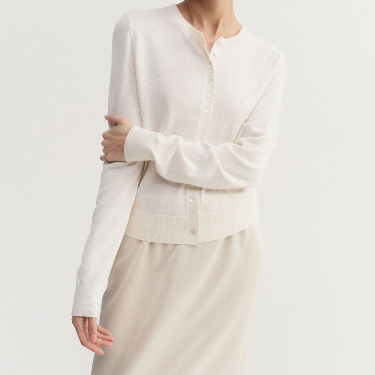 Almada Label HAYLA CARDIGAN, Cream