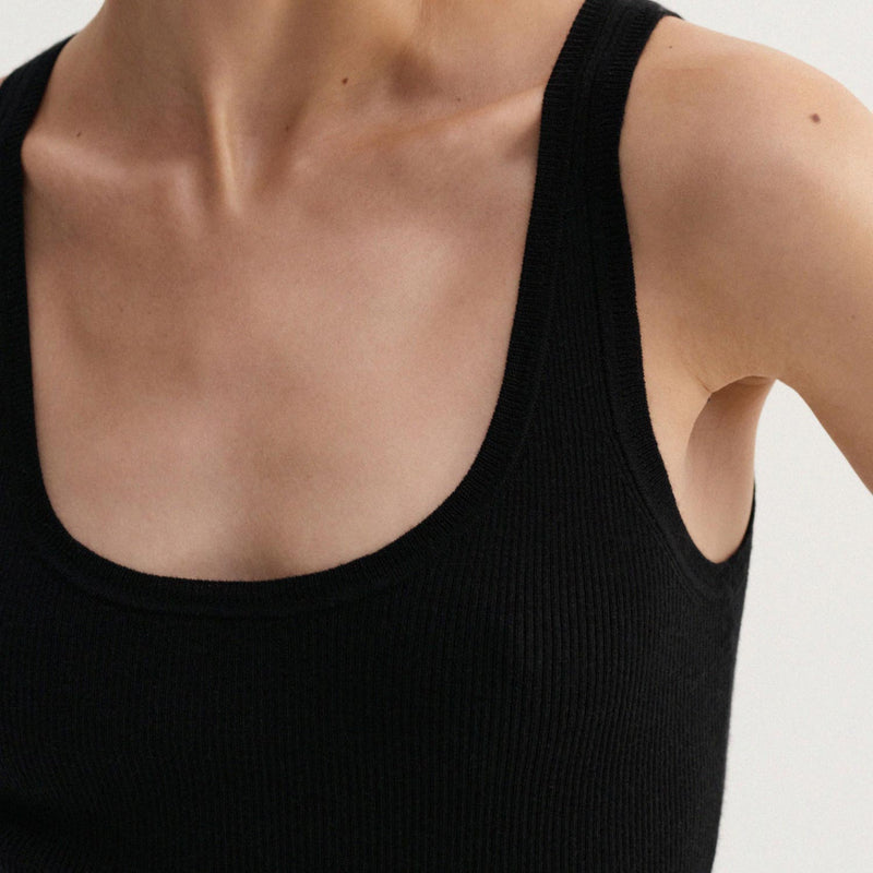 Almada Label INDY RIB TO, Black