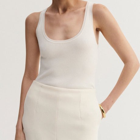 Almada Label INDY RIB TOP, Cream