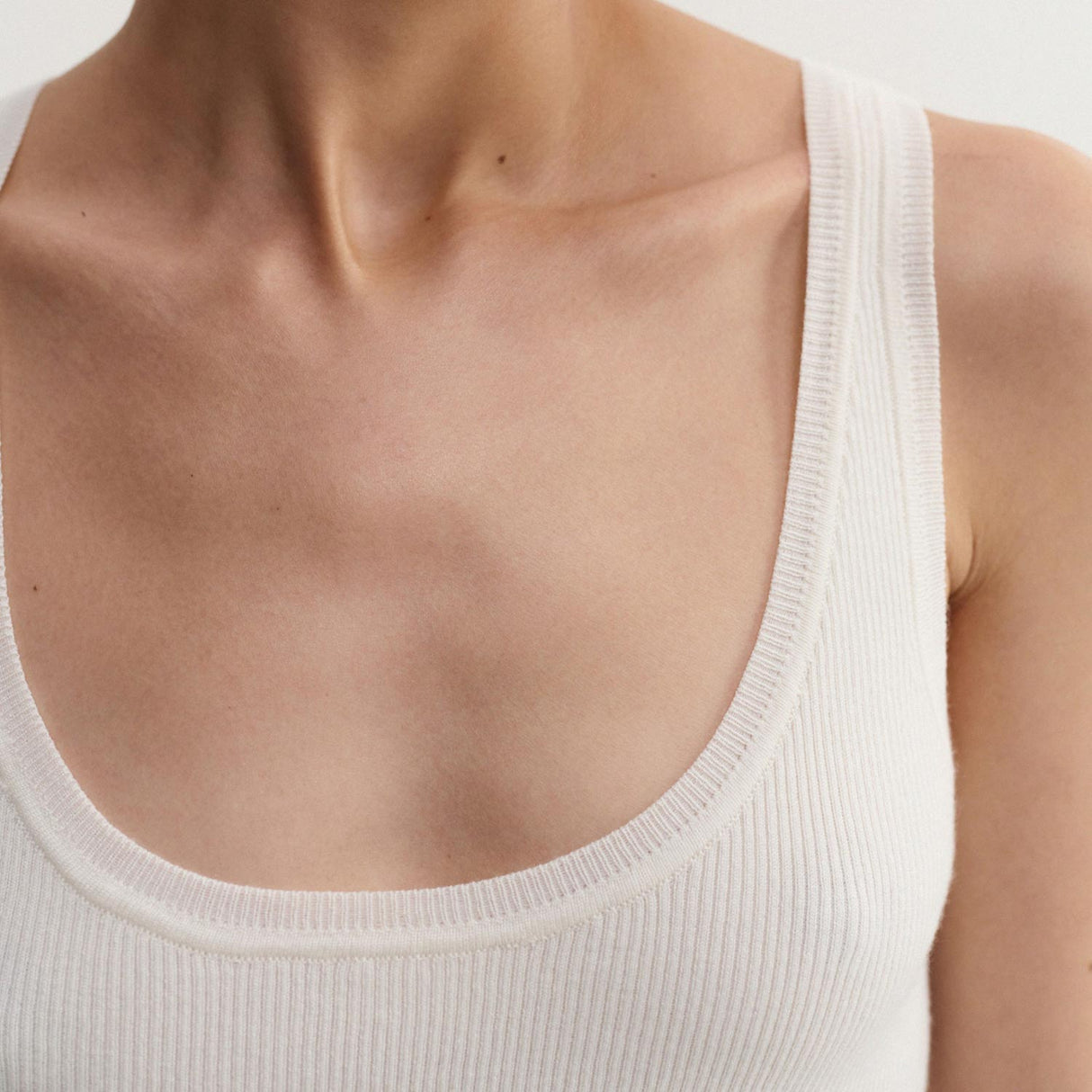 Almada Label INDY RIB TOP, Cream