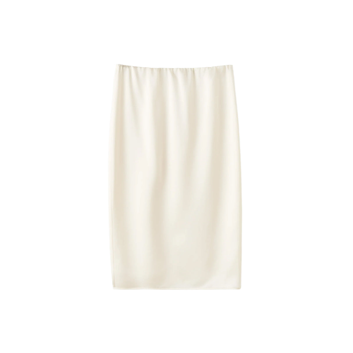 Beige skirt on a white background